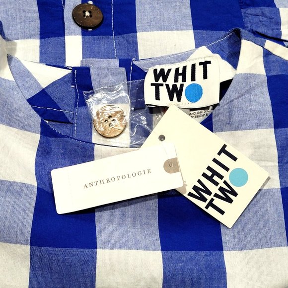 Anthropologie WHIT TWO Cascade Ruffled Blouse - Picture 12 of 15